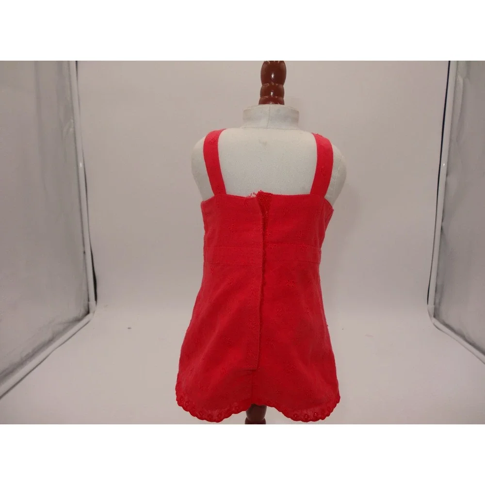American Girl Doll Lanie Butterfly Outfit Red Eyelet Dress 2010 Girl of the Year
